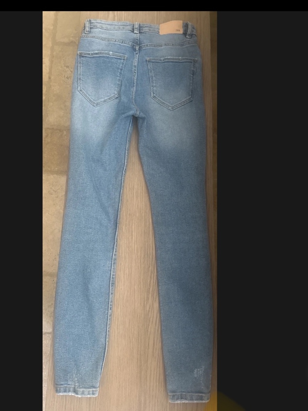 Zara Light Blue Skinny Jeans